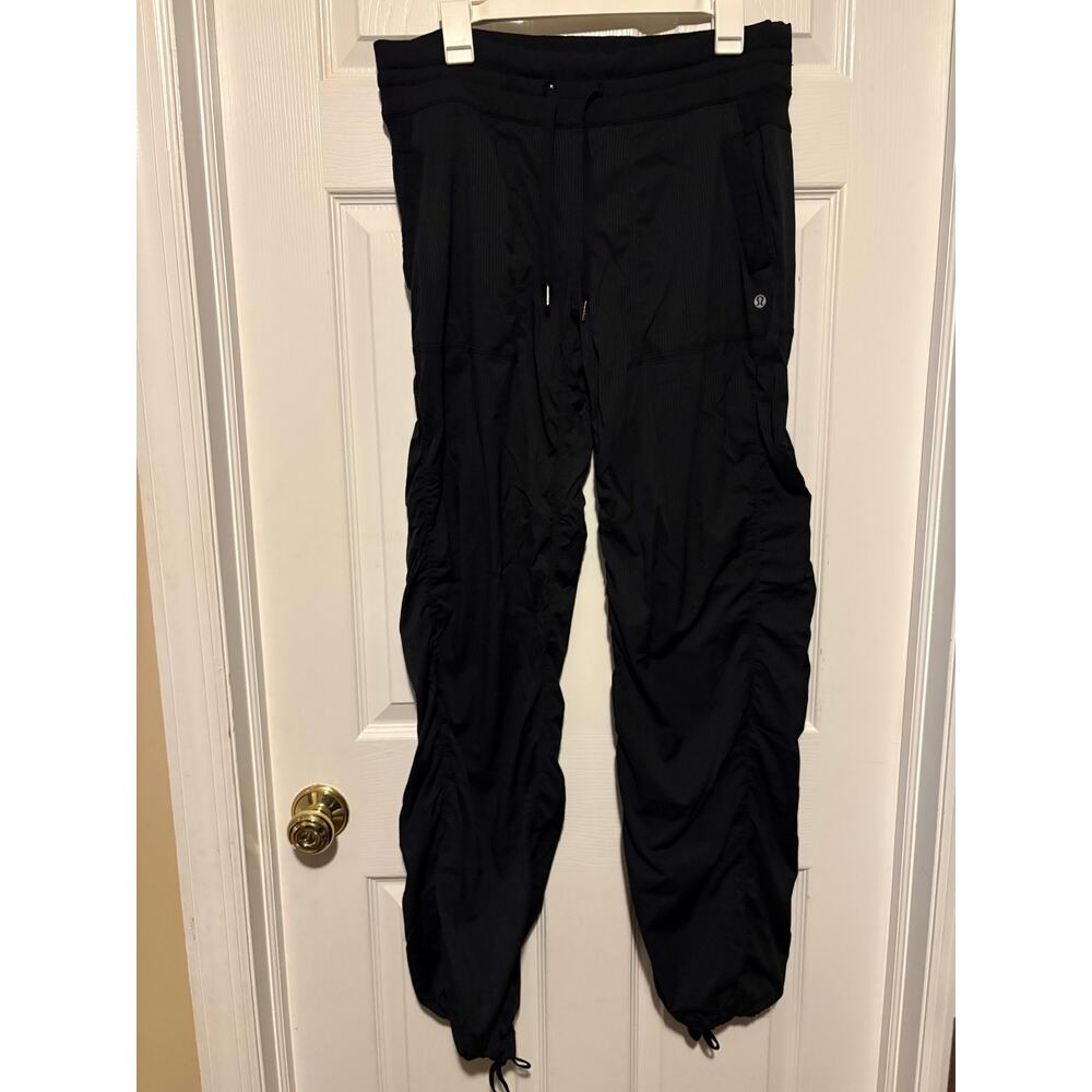 Lululemon black studio joggers size 10 women